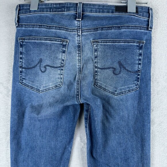 AG Adriano Goldschmied Jeans Size 26R The Harper Essential Straight Womens Blue - Picture 3 of 11